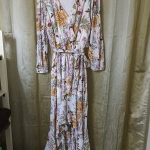 Floral Hi Low Dress